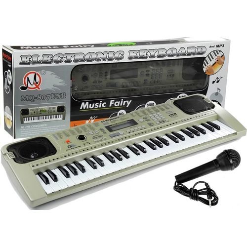 Dječji klavir sa mikrofonom MQ807 Keyboard + USB input slika 1