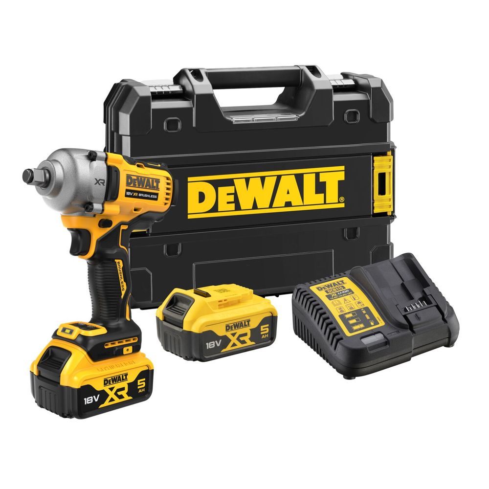 Dewalt Akumulatorski udarni vijačnik XR 18 V 1/2, 2 X 5Ah DCF891P2T slika 1