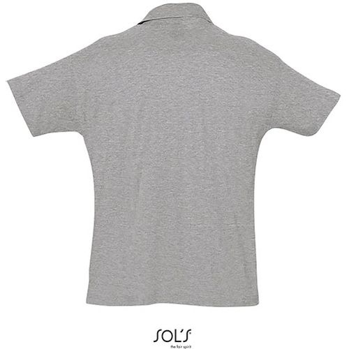 SUMMER II muška polo majica sa kratkim rukavima - Grey melange, XXL  slika 6
