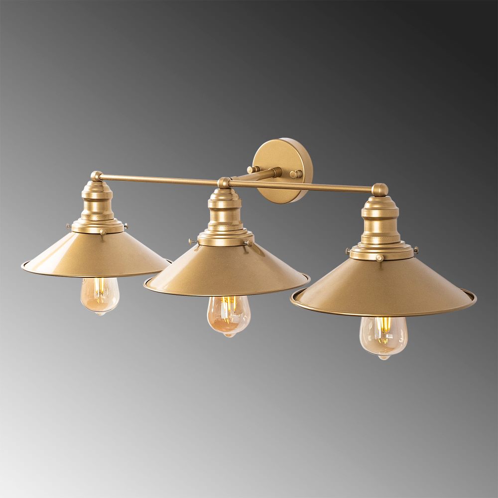 Conical - 12186 Zlatna Zidna Lampa slika 5
