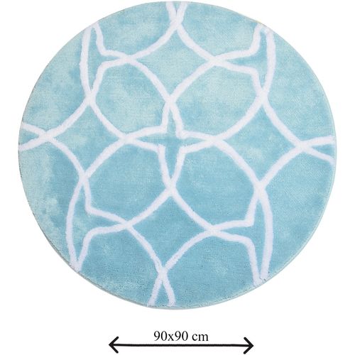 Bonne - Blue (90) Multicolor Acrylic Bathmat slika 3