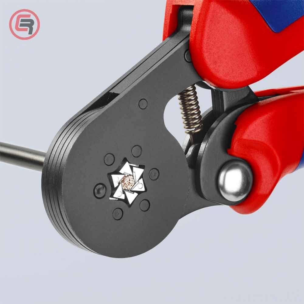 Knipex Kliješta Samopodešavajuća Za 6-Kutno Presanje Čahura 0,08-16 mm2 - 97 53 14 slika 5