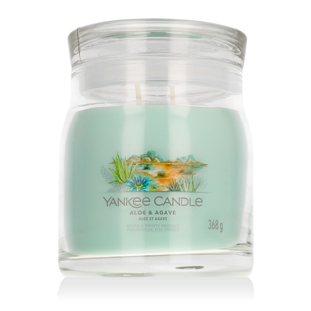 Yankee Candle Signature Medium Jar Scented candle Aloe &amp; Agave 368 g slika 1