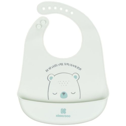 Kikka Boo Silikonski Podbradak Bear With Me - Mint slika 1