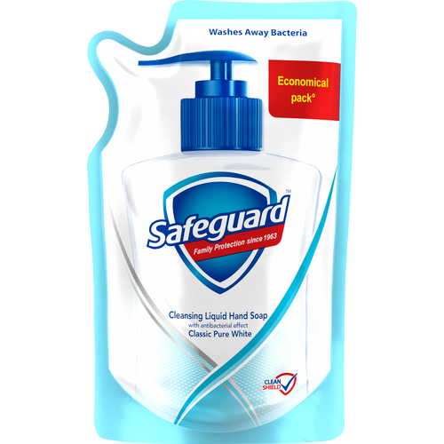 Safeguard tečni sapun za ruke dopuna Classic pure white 375ml slika 1