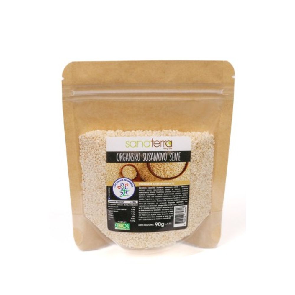 Sanaterra Organsko sjeme susama 90gr  slika 1