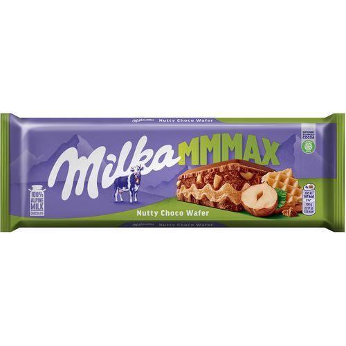 Milka Mmmax Čokolada nutty choco wafer 270 g slika 1