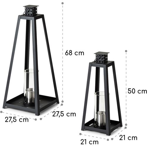 Blumfeldt Fiamme Triangolo etanolske lampe, Crna slika 9