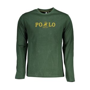 US GRAND POLO MEN'S LONG SLEEVE T-SHIRT GREEN