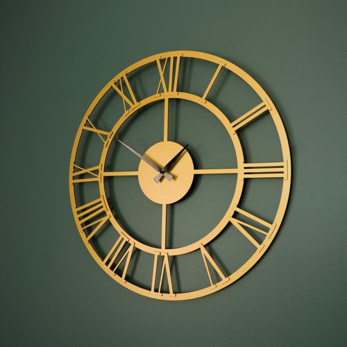 Wallity Ukrasni metalni zidni sat Roman Metal Wall Clock - APS035 slika 4