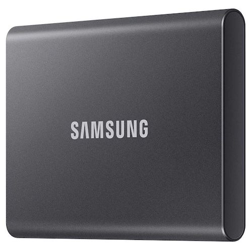 Samsung MU-PC4T0T/WW Portable SSD 4TB, T7, USB 3.2 Gen.2 (10Gbps), [Sequential Read/Write : Up to 1,050MB/sec /Up to 1,000 MB/sec], Grey slika 1