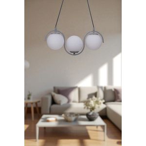 Opviq Luster 471, Bijela, Siva