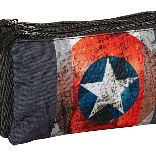 Marvel Captain America Heritage triple pencil case slika 2