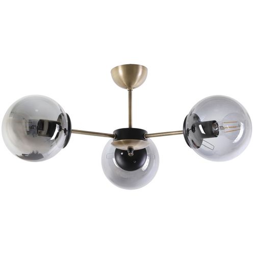 Venüs 3 Lü Füme Camlı Avize Copper
Fume Chandelier slika 2