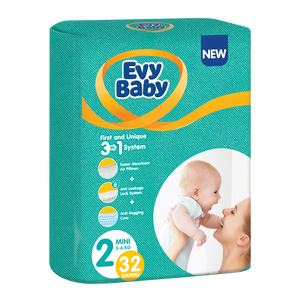 Evy Baby jednokratne pelene 3 u 1 sistem Standard