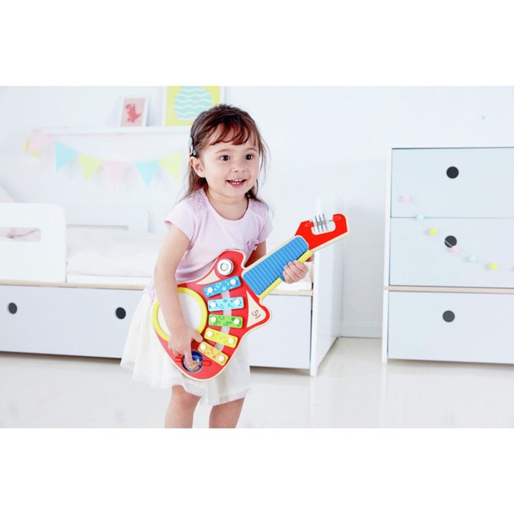 Hape Multifunkcionalna drvena gitara 6U1 Music Maker slika 5