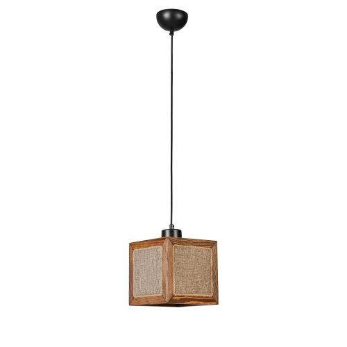 Kumsal Tekli Ceviz Hasır Sarkıt Walnut Chandelier slika 2