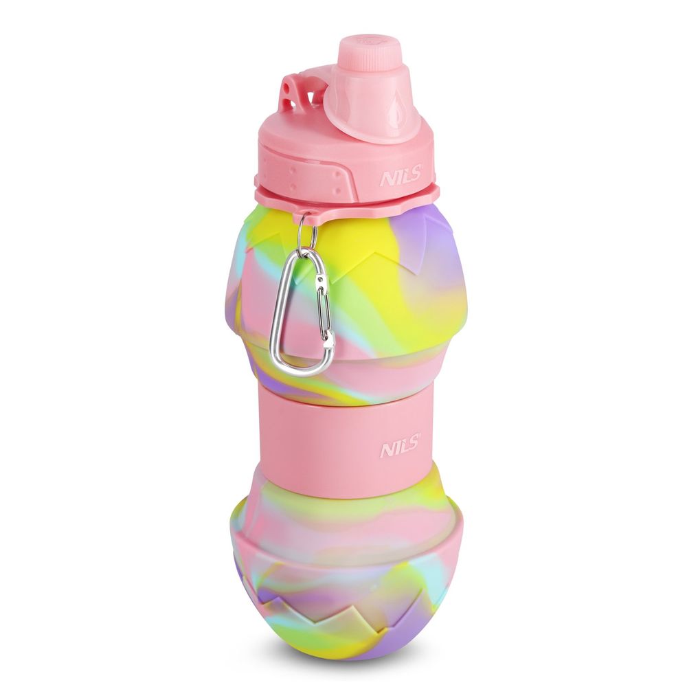 Nc4102 silikonska sklopivna boca za vodu 700 ml roza nils slika 1