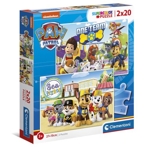 Paw Patrol puzzle 2x20kom slika 2