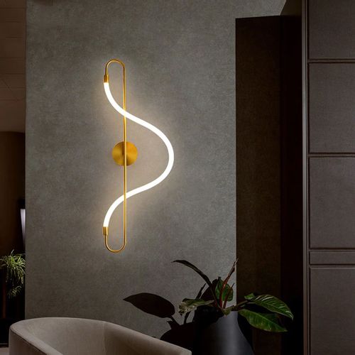 TOOLIGHT APP858-W Long Gold LED zidna svjetiljka slika 8