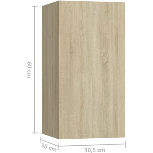 TV ormarić 7 kom boja hrasta sonome 30,5x30x60 cm od iverice slika 7