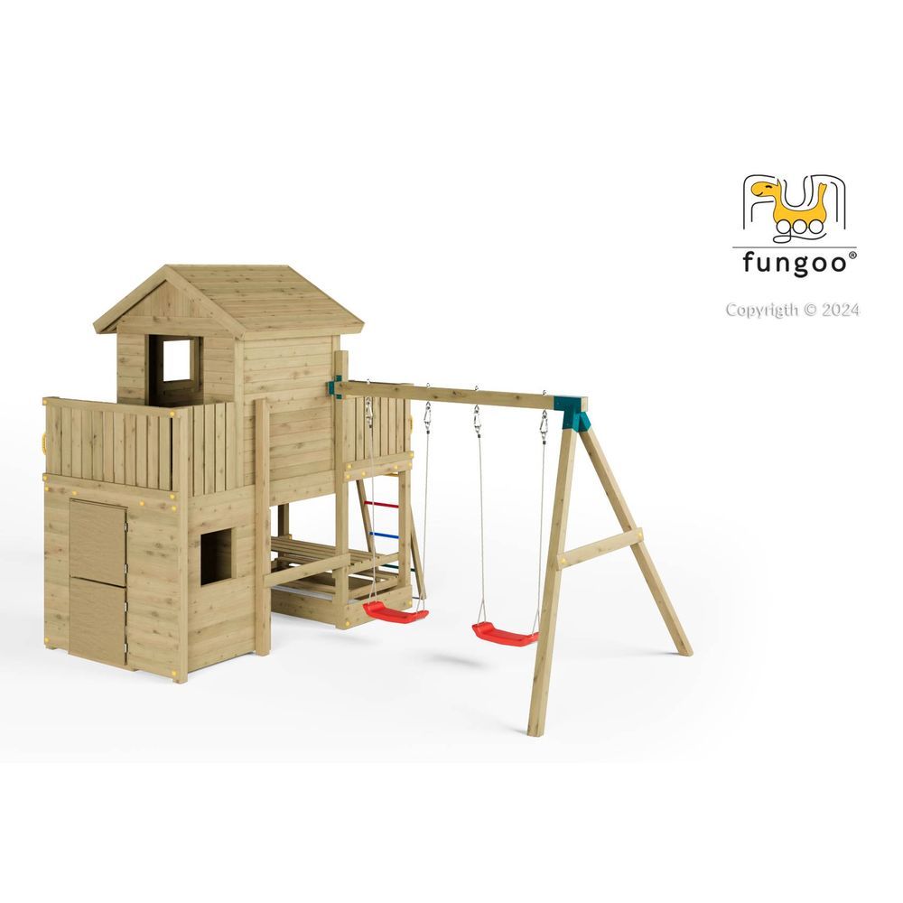 Fungoo set MULTIFORT - Drveno dječije igralište slika 4