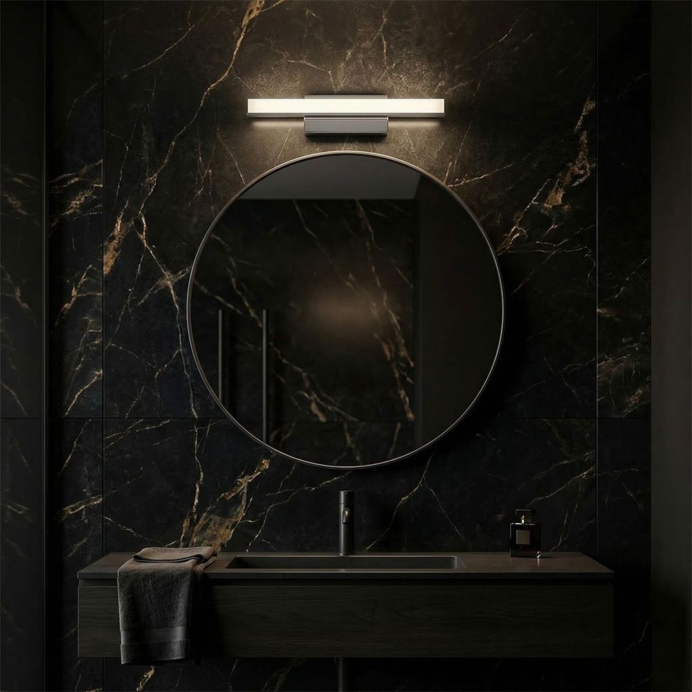 Zidni svijećnjak LED 42 cm APP1845-1W chrom slika 3