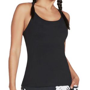 Skechers Majica Goflex Racerback Shelf Bra Cami W1tt134-Blk