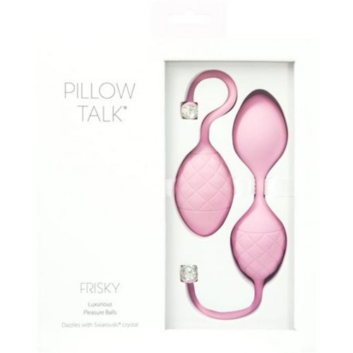 Vaginalne kuglice Pillow Talk Frisky, ružičaste slika 7