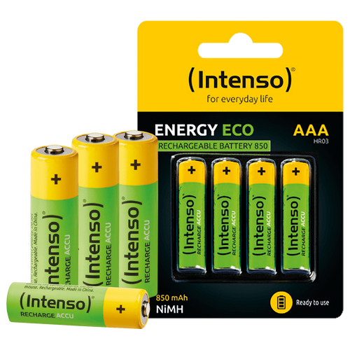 (Intenso) Baterija punjiva AAA / HR03, 850 mAh, blister 4 kom - AAA / HR03/850 slika 2