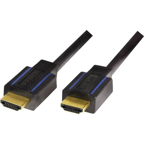 LogiLink HDMI priključni kabel HDMI A utikač, HDMI A utikač 3.00 m crna CHB005  HDMI kabel slika 2