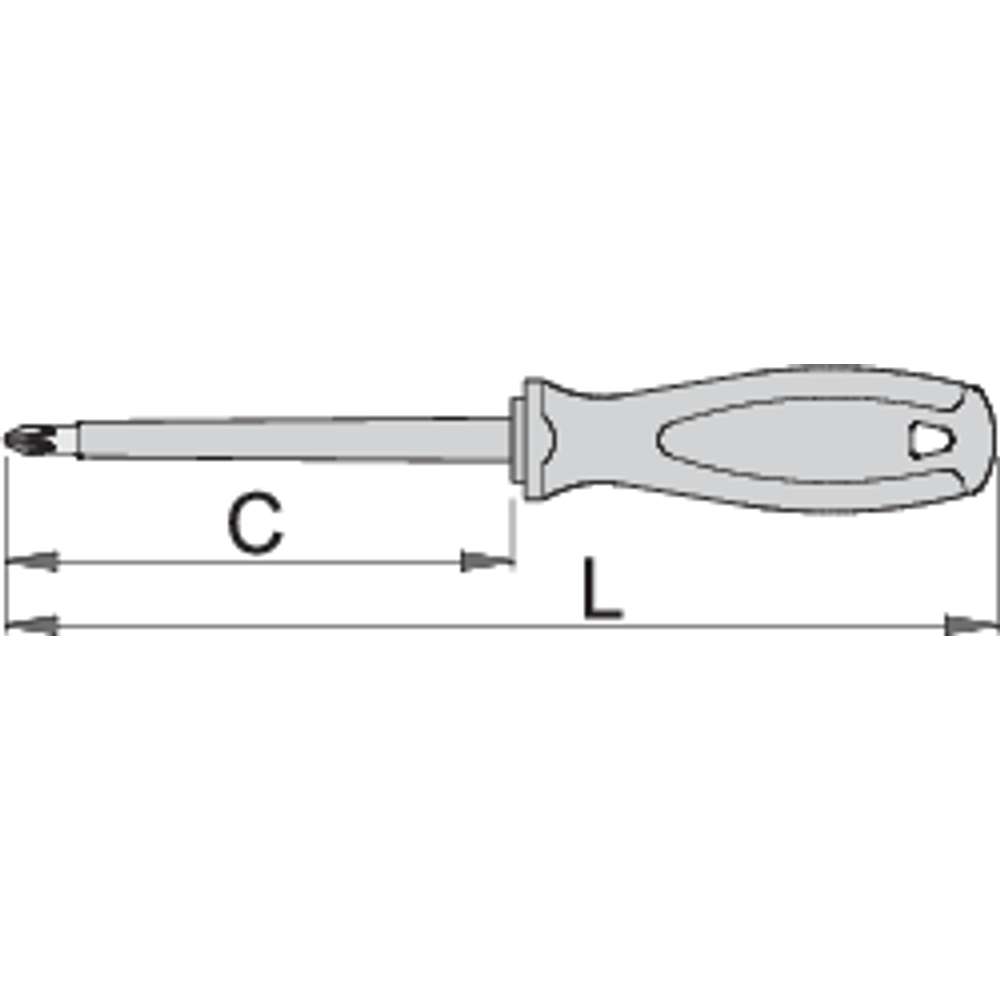 Unior Odvijač krstasti (PZ2) VDE TBI 210 mm, 623VDETBI slika 2