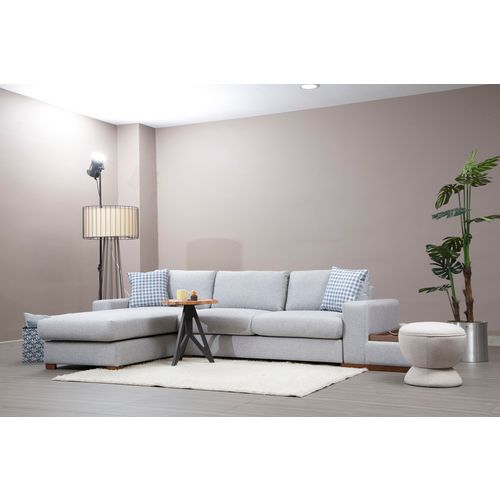 Atelier Del Sofa Kutna garnitura, LOOP 14, svjetlo siva, Loop 14 slika 3