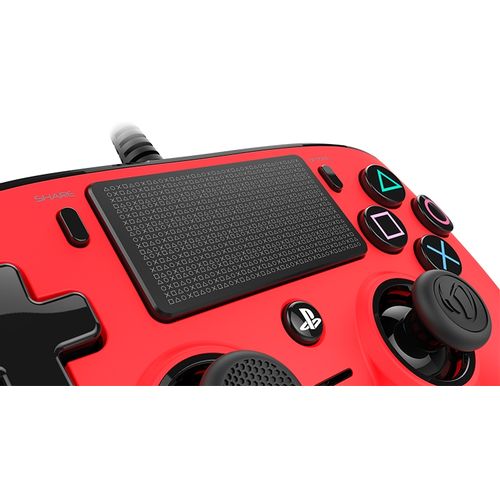 NACON kontroler PS4 žičani, crveni slika 4
