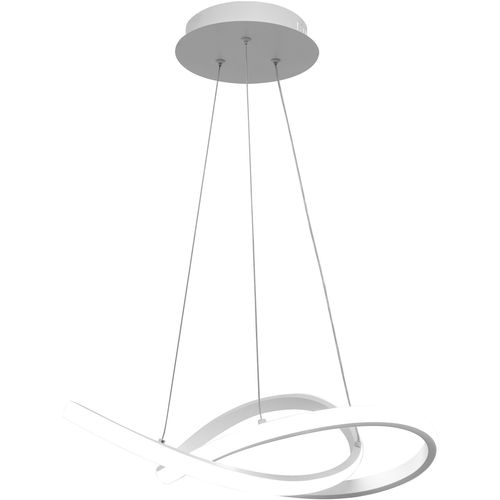 TOOLIGHT Stropna viseća svjetiljka prsten moderna LED + daljinski upravljač APP392-CP bijeli slika 7