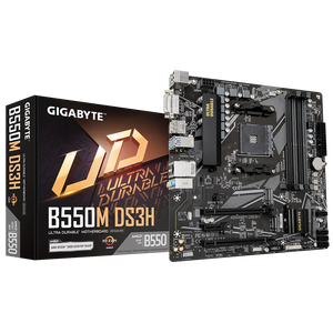 GIGABYTE matična ploča B550M DS3H, DDR4, SATA3, USB3.2Gen1, HDMI, AM4 mATX