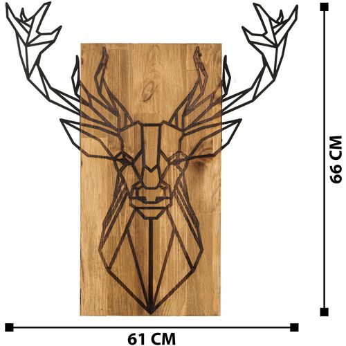 Deer Black
Walnut Decorative Wooden Wall Accessory slika 7