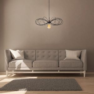 Hemdem - 707-S BLACK Black Chandelier