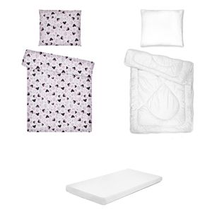 Posteljina set 5 elemenata za krevet 160x80 cm - Uzorak 32