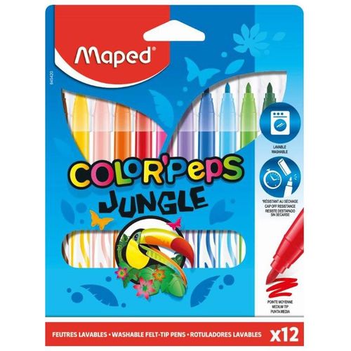 Flomasteri školski Maped Color'Peps Jungle 12/1 slika 2