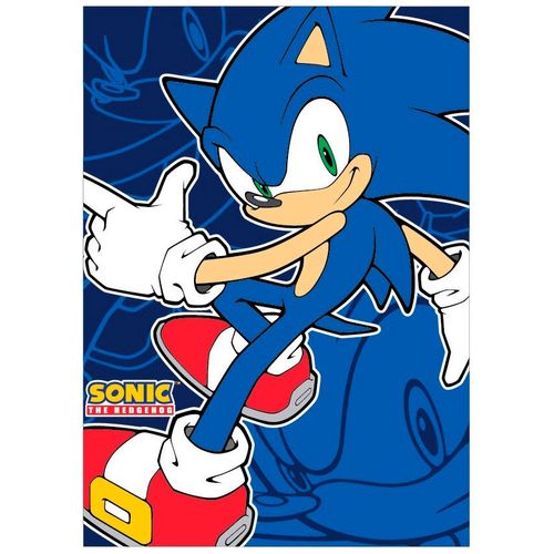 Sonic the Hedgehog polar blanket slika 1