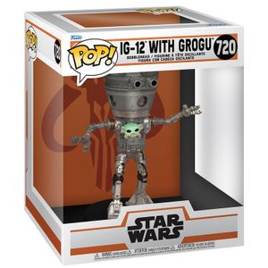 POP figura Deluxe Star Wars The Mandalorian IG-12 s Grogom