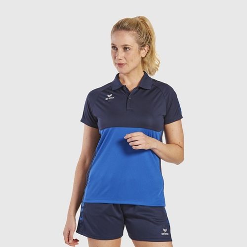 Ženska Majica Erima Six Wings Polo - Royal Plava/Navy slika 4