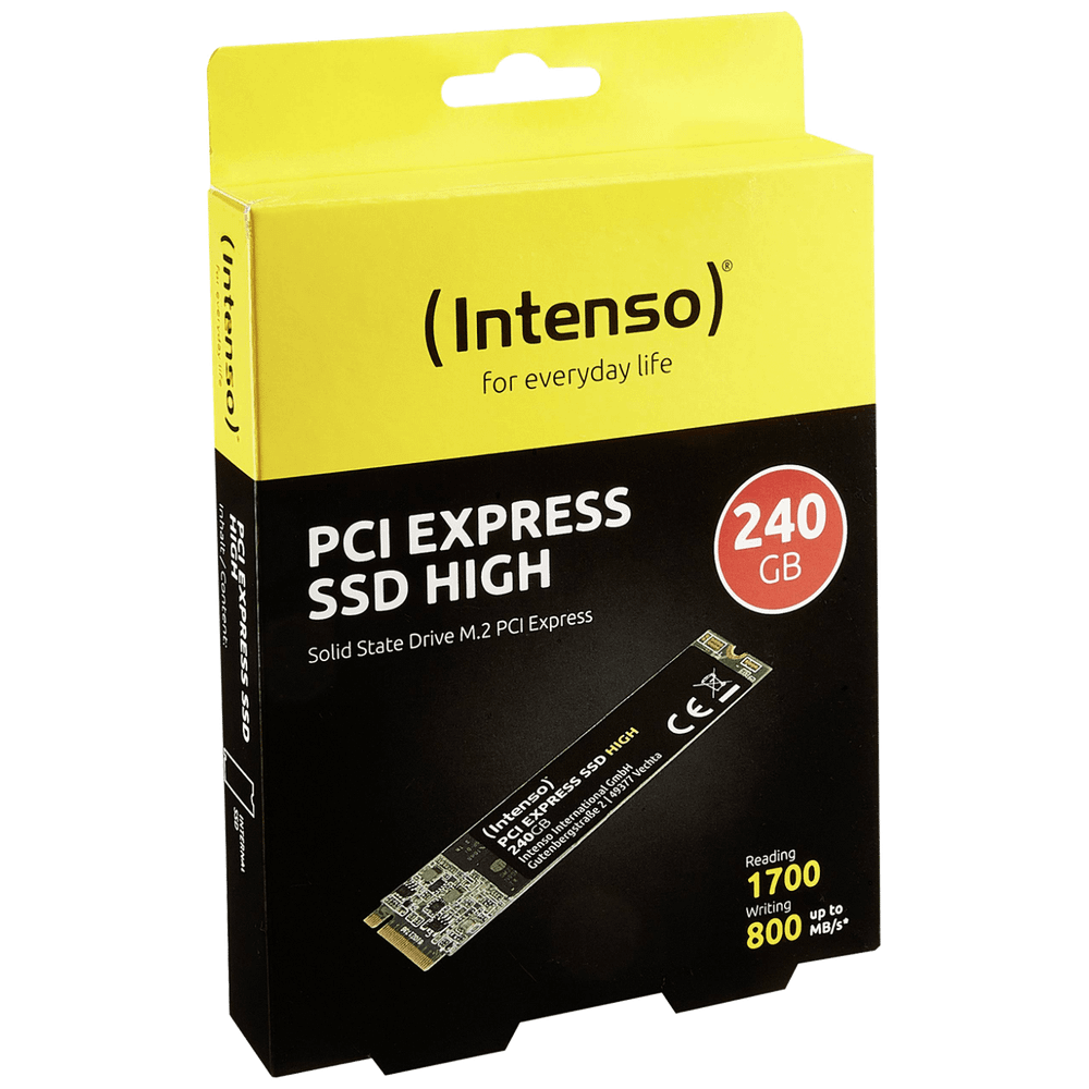 (Intenso) SSD M.2 2280, PCIe, kapacitet 240 GB - SSD M.2 PCIe 240GB/High slika 1