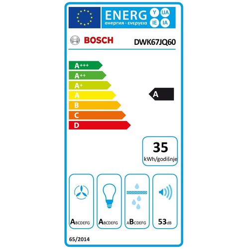 Bosch zidna napa DWK67JQ60 slika 15