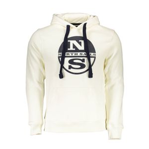 NORTH SAILS WHITE MEN'S SWEATSHIRT WITHOUT ZIP