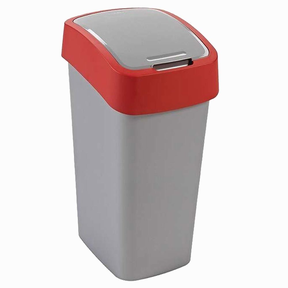 Kanta za otpatke 45L siva/crvena FLIP slika 2