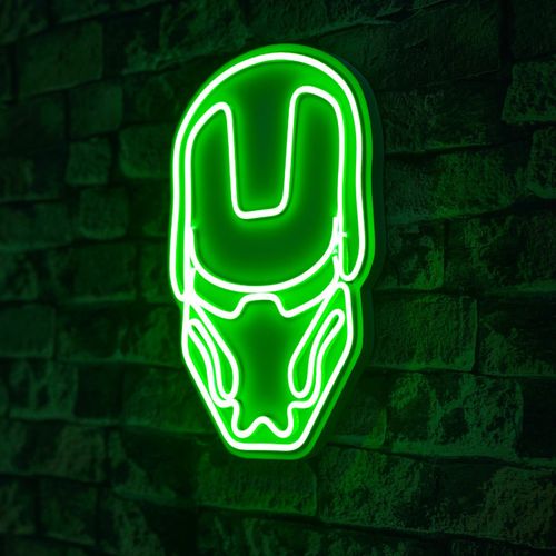 Wallity Ukrasna plastična LED rasvjeta, Iron Man - Green slika 8