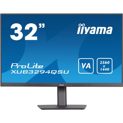 IIYAMA Monitor LED XUB3294QSU-B1 VA 31.5" 2560 x 1440 @75Hz 16:9 250 cd/m² 3000:1 HDMI DP 2xUSB height, swivel, tilt slika 1