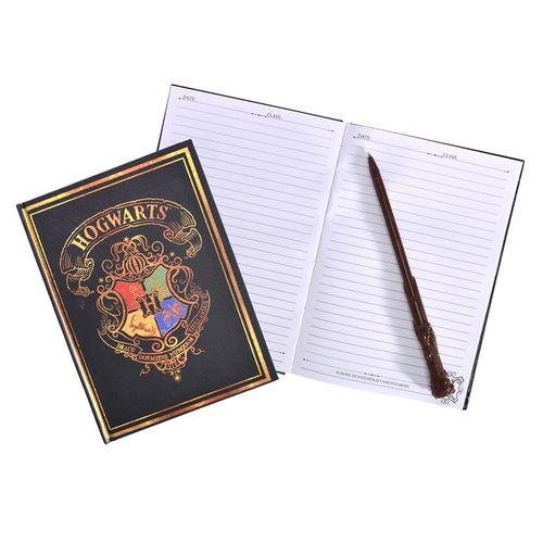 Harry Potter Notebook & Pen Set - Colourful Crest slika 1